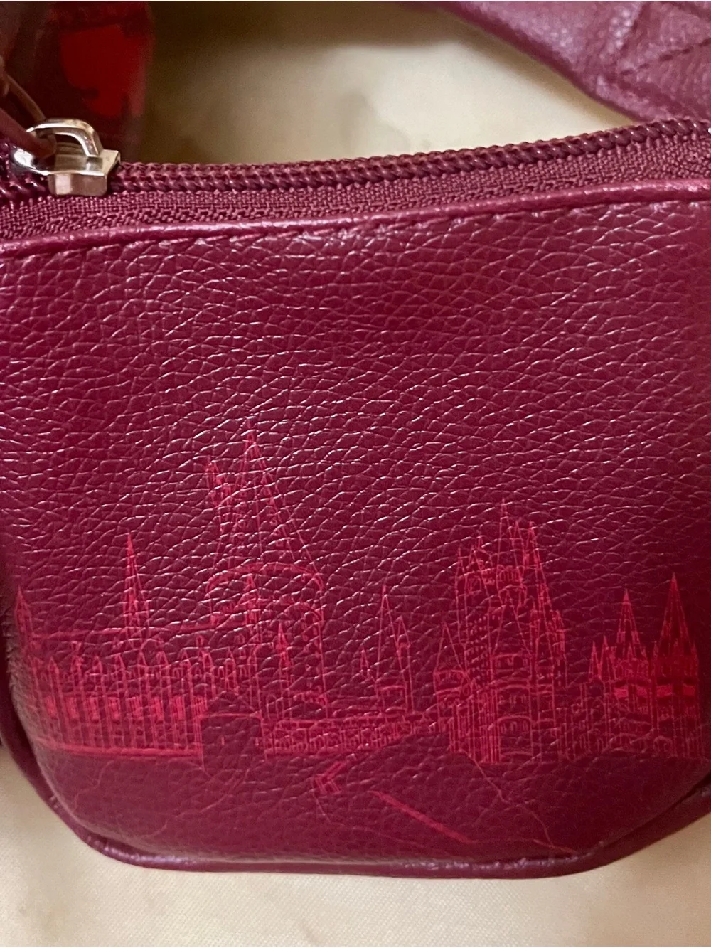 Harry Potter Hogwarts Crest Mini Backpack Maroon Matching coin purse Maroon NWT